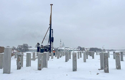 На площадке будущего Речного вокзала в Твери началось погружение свай - новости Афанасий