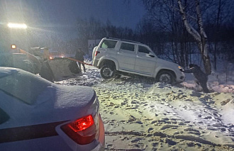 Под Удомлей машина вылетела в кювет, попав в занос на заснеженной трассе - новости Афанасий