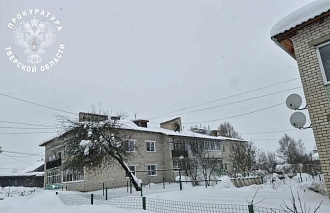 В Старице снег повредил крышу многоквартирного дома - новости Афанасий