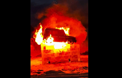 В Тверской области на Масленицу сожгли чучело «Гелендвагена» - новости Афанасий