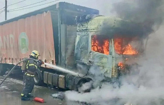 На М10 под Тверью горела фура - новости Афанасий