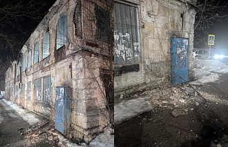 В Кимрах штукатурка с фасада исторического здания чуть не упала на прохожего - новости Афанасий