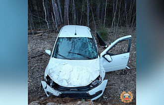Две женщины пострадали в перевернувшейся машине на трассе в Тверской области - новости Афанасий