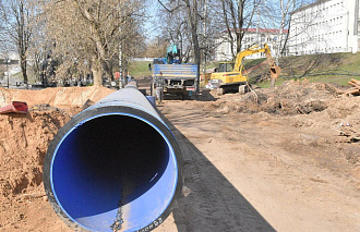 В центре Твери завершается строительство напорного трубопровода - новости Афанасий