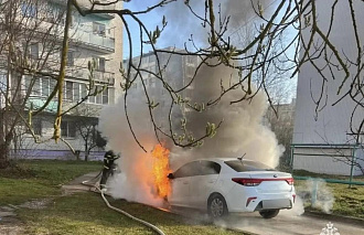 В Химинституте Твери загорелась легковушка - новости Афанасий
