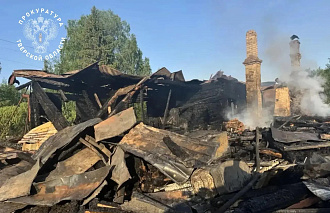 Два человека погибли на пожаре под Тверью  - новости Афанасий