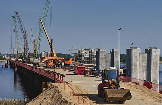 Под Тверью возводят мост через Шошу для ВСМ - новости Афанасий