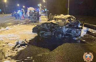 Водитель погиб в горящем автомобиле на М10 в Тверской области - новости Афанасий