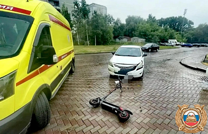 В Твери на улице Фрунзе 10-летний мальчик на самокате въехал в легковушку - новости Афанасий