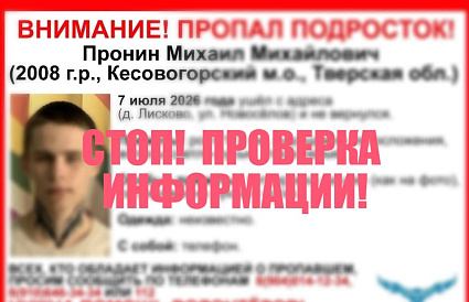 В Тверской области остановился поиск пропавшего подростка - новости Афанасий