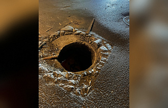 Очередной открытый люк в Кимрах привел к ДТП - новости Афанасий