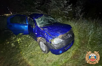 Автомобиль перевернулся на крышу на трассе в Тверской области - новости Афанасий