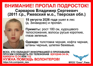 В Тверской области пропал подросток - новости Афанасий