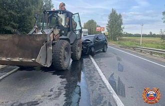Под Конаково столкнулись трактор и легковой автомобиль - новости Афанасий