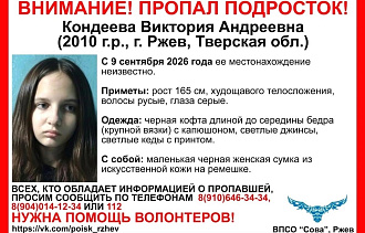 В Ржеве ищут пропавшую девочку-подростка - новости Афанасий