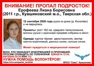 15-летнюю девочку ищут в Тверской области - новости Афанасий