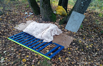 На Волынском кладбище в Твери поселился бездомный - новости Афанасий