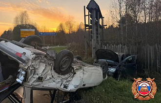 Под Тверью молодой водитель пострадал в перевернувшемся авто - новости Афанасий